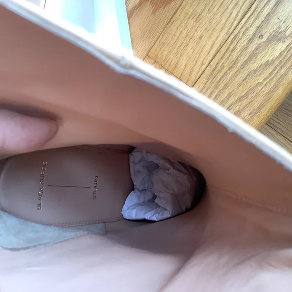 Black Suede Studio Laura Bootie Patent Leather Porcini SZ EU40/US9.5 - Picture 11 of 16